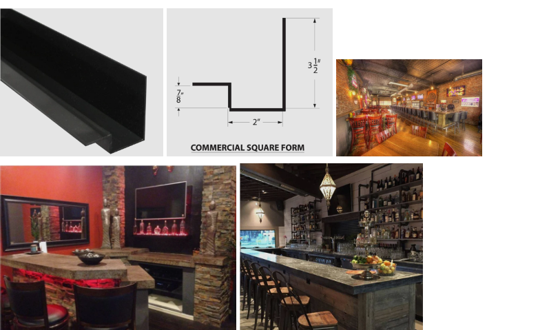 Commercial Square Edge Counterform