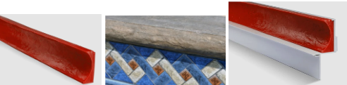 Bullnose Slate Poolform Liner